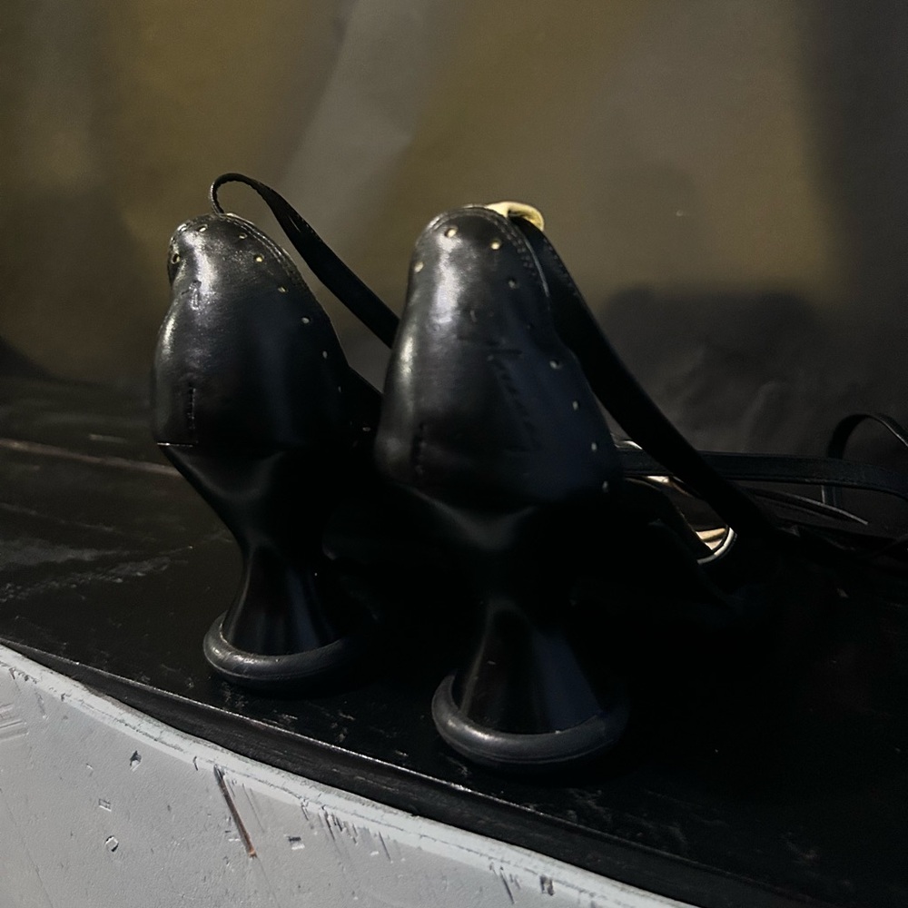 John Fluevog Black Bow Heels - Picture 5 of 13